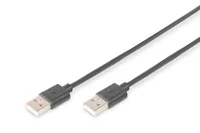 Digitus AK-300101-010-S câble USB USB 2.0 1 m USB A Noir