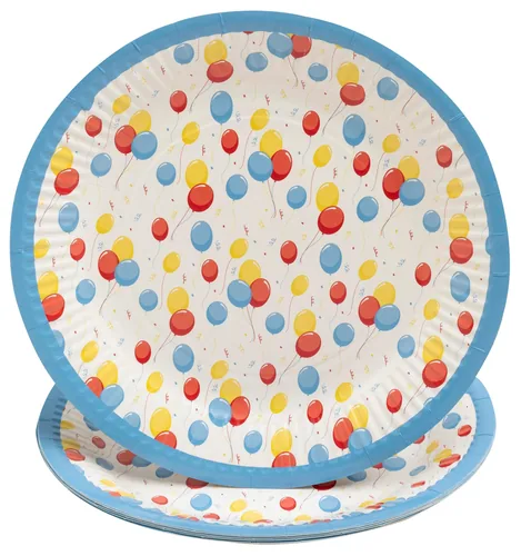 PRO nappe Einwegteller Geburtstag 10 Stück, Mehrfarbig - Produkttyp: Einwegteller - Materialtyp: Papier - Material: Karton - Detailfarbe: Mehrfarbig - Verpackungseinheit: 10 Stück