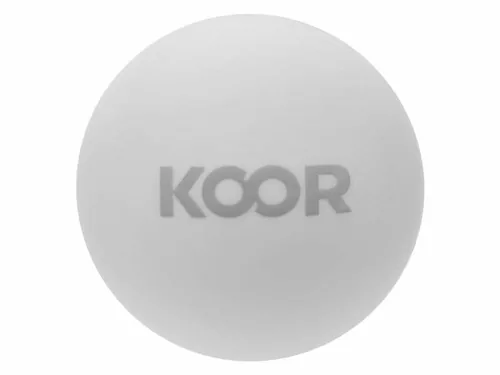 KOOR Faszientraining Ball Weiss - Farbe: Weiss - Sportart: Fitness - Härtegrad: Hart - Körperbereich: Alle Körperbereiche