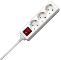 EFB Steckdosenleiste 3x mit Schalter 1,4m,H05VV-F 3G1,