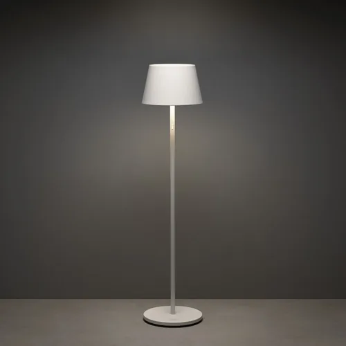 Konstsmide Stehleuchte Pomezia USB, Weiss - Betriebsart: Akkubetrieb - Lampensockel: LED fest verbaut - Smart Home: Nicht kompatibel - Farbtemperatur Kelvin: 2700 K - 3000 K - 4000 K - Anwendungsbereich: Outdoor - Gesamtleistung: 10 W