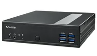 Shuttle Mini PC XPC Slim DL3000EP - Prozessorfamilie: Intel N - Speicherkapazität Total: 128 GB - Verbauter Arbeitsspeicher: 8 GB - Grafikfamilie: Intel UHD Graphics - Betriebssystem: Windows 10 IoT Enterprise 64 - Gehäuse Bauart: USFF (Ultra Small Form F