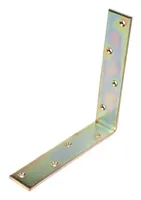 STRUCT Balkenwinkel 200 x 200 x 40 mm - Material: Stahl - Verpackungseinheit: 1 Stück - Oberfläche: verzinkt gelb - Produkttyp: Verbinder
