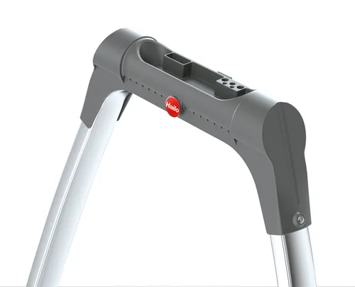 Hailo Klapptritt LivingStep Plus 2 Stufen - Höhe: 127 cm - Belastbarkeit: 150 kg - Produkttyp: Klappleiter - Anzahl Stufen: 2 ×