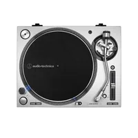 Audio-Technica Plattenspieler AT-LP140XP Silber - Detailfarbe: Silber - Plattenspieler Antriebsart: Direktantrieb - Platte Geschwindigkeit: 45 U/min - 33? U/min - 78 U/min - Tonabnehmer: Dabei - Tonarm: S-Form - Anwender: HiFi - DJs