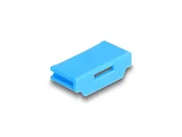 Delock HDMI Port-Blocker Set 10 Stück Blau - Kabeltyp: Adapter - Videoanschluss Seite A: HDMI - Videoanschluss Seite B: Keiner