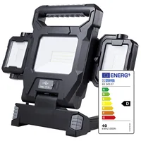 STEFFEN LED Strahler Worklight 40 W - Betriebsart: Netzbetrieb - Dimmbar: dimmbar - Anwendungsbereich: Outdoor - Indoor - Lichtfarbe: Kaltweiss/Tageslichtweiss (KW) - Zusätzliche Ausstattung: Keine - Farbtemperatur Kelvin: 6500 K