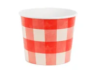 Partydeco Einweg-Schale Grill kariert 2 Stück - Produkttyp: Einweg-Schale - Materialtyp: Papier - Material: Papier - Detailfarbe: Rot - Schwarz