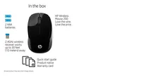 HP 200 Kabellose Maus