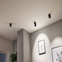 Paulmann LED Deckenleuchte Spircle Schwarz - Leuchten Kategorie: Deckenleuchte - Betriebsart: Netzbetrieb - Lampensockel: LED fest verbaut - Farbtemperatur Kelvin: 3000 K - Gesamtleistung: 8 W - Farbwiedergabeindex CRI: 80