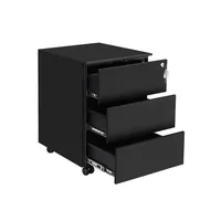 Songmics OFC63BK filing cabinet Steel Black