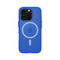 Rhinoshield Back Cover JellyTint MagSafe iPhone 16 Pro Cyber Blue - Farbe: Blau - Fallsicher: Nein - Kompatible Hersteller: Apple - Detailfarbe: Blau - Mobiltelefon Kompatibilität: iPhone 16 Pro - Material: Recycling-Kunststoff - Thermoplastische Elastome