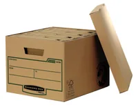 Fellowes Archivschachtel R-Kive EarthSeries Braun, 10 Stück - Produkttyp: Archivschachtel - Detailfarbe: Braun - Breite: 33.5 cm - Höhe: 27 cm - Tiefe: 39.1 cm - Volumen: 0 l