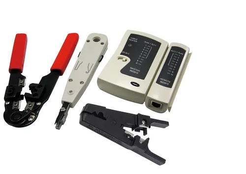 Logilink Werkzeug Set RJ45 8P8C mit Tasche 4-teilig retail