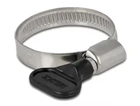 DeLOCK Butterfly Hose Clamp 25 - 40 mm 10 pieces black