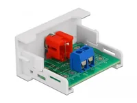 Delock Easy 45 Modul 22.5 x 45 mm Spezial - Cinch - Kabeltyp: Adapter - Audioanschluss Seite A: Spezial - Audioanschluss Seite B: Cinch - Audiokanäle: 1