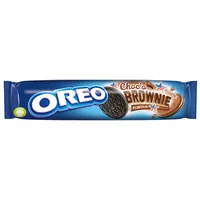 Oreo Guetzli Oreo Choc' o Brownie 154 g - Produkttyp: Schokolade - Nährwertangabe pro: 100 g - Energiegehalt (in kj): 1986 KJ - Energiegehalt (in kcal): 474 Kcal - Fett: 19 g - Gesättigte Fettsäuren: 5.3 g