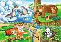 Ravensburger Puzzle Tiere im Zoo - Motiv: Tiere - Altersempfehlung ab: 3 Jahren - Tiefe: 26 cm - Eigenschaften: Keine Eigenschaft - Zertifikate: Keine Zertifizierung - Breite: 18 cm