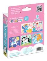 Banana Panda Puzzle On-The-Go Ponys Pappe 45 Teile - Motiv: Tiere - Altersempfehlung ab: 3 Jahren - Tiefe: 4.5 cm - Breite: 13 cm - Effekte: Grosse Puzzleteile - Nachhaltigkeit: Nicht angegeben