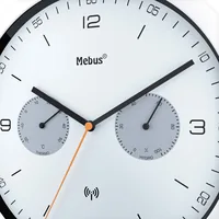 Mebus 52826 wall/table clock Round Black, Grey, White