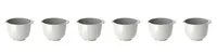 Rosti Eierbecher MiniBowl Margarethe 6er Set, Weiss - Material: Acrylnitril-Butadien-Styrol (ABS) - Detailfarbe: Weiss - Spülmaschinenfest: Ja