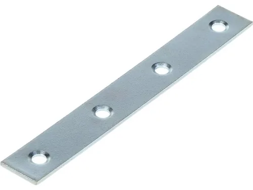 STRUCT Verbindungsplatte 120 x 15 mm - Material: Stahl - Verpackungseinheit: 1 Stück - Oberfläche: verzinkt blau - Produkttyp: Verbinder