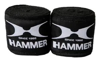 HAMMER Boxbandage elastisch, 4.5 m Schwarz - Länge: 4.5 m - Farbe: Schwarz - Sportart: Boxen