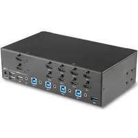 STARTECH.COM KVM Switch HDMI 4 Port - 4K 30 Hz - KVM Extender fr HDMI - KVM HDMI Umschalter