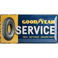Nostalgic Art Goodyear Service indoor decorative plaque/sign Metal Blue, Yellow