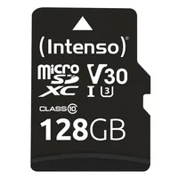 INTENSO Micro SDXC Card PRO 128GB 3433491 with adapter, UHS-I