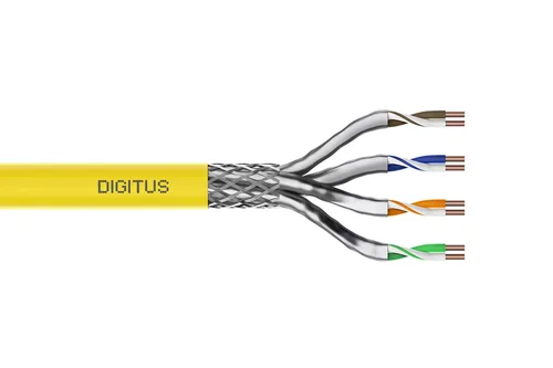Digitus DK-1743-A-VH-10 cavo di rete Giallo 1000 m Cat7a S/FTP (S-STP)