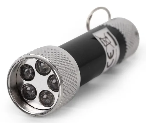 Entac Flashlight 5LED Keychain Black