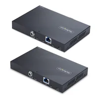 StarTech.com 4-Port USB 3.0 Extender over Ethernet up to 330ft (100m) via Cat6a / Cat7 / Cat8 RJ45 Cable, Extension for Remote USB Devices, 4x USB-A 5Gbps Hub, TAA