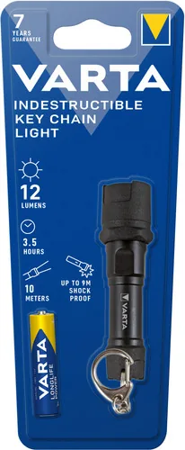 Varta 16701 101 421 flashlight Black Keychain flashlight LED