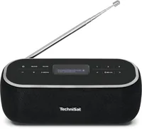 Technisat DigitRadio BT 1 Schwarz - Widerstandsfähigkeit: Keine Angabe - Radio Tuner: DAB+ - FM - Stromversorgung: Akkubetrieb - Detailfarbe: Schwarz - Streaming Formate: Keine - Ausstattung: Display - Equalizer - Freisprechfunktion - Senderspeicher - Wec