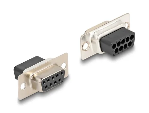DELOCK Adapter D-Sub9 -> RJ45 BuBu Montagesatz weiß