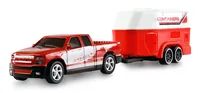 Amewi RC Pickup Die Cast mit Wohnwagen 1:64 RTR rot 6