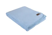 Eskimo Decke Edelvelours Himmelblau, 100 x 150 cm - Eigenschaften: Keine Eigenschaft - Zertifikate: Keine Zertifizierung - Breite: 100 cm - Höhe: 150 cm - Detailfarbe: Himmelblau - Produkttyp: Decken