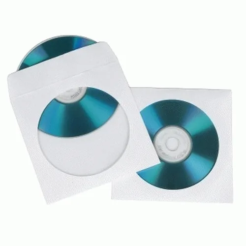 1x50 Hama CD-ROM-Papierhüllen weiss                      62671