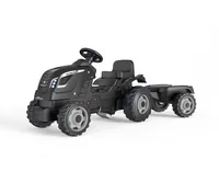 Smoby Traktor Farmer XL Schwarz - Fahrzeugtyp: Traktor - Altersempfehlung ab: 3 Jahren - Ausstattung: Anhänger - Detailfarbe: Schwarz - Material: Kunststoff