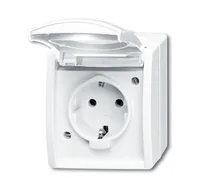 Busch-Jaeger 2083-0-0834 socket-outlet CEE 7/3 White