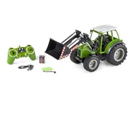 Carson Traktor mit Frontlader Grün, 1:16, RTR - Detailfarbe: Grün - Altersempfehlung ab: 8 Jahren - Benötigt zur Fertigstellung: USB Netzteil - Kapazität Wattstunden: 2.22 Wh - Modelltyp: Landmaschine