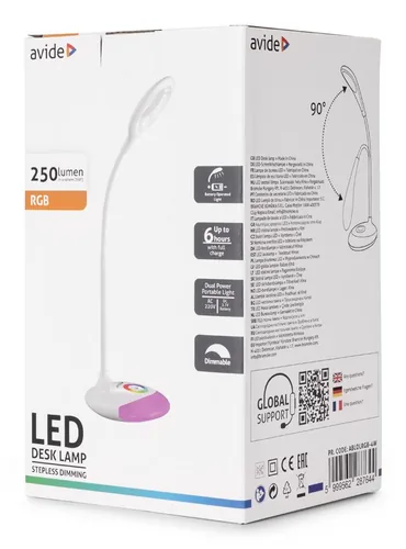 Avide LED Tischleuchte RGB Weiß 4W 250lm