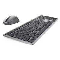 Dell Tastatur-Maus-Set KM7321W Multi-Device Wireless US-Layout - Maus Features: Umschaltbare DPI-Auflösung - Easy Switch - Scrollrad - Tastatur Typ: Standard - Business - Tastaturlayout: QWERTY (US-INT) - Tastatur Features: Hotkeys - Ziffernblock - Einste