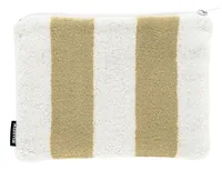 Kolma Necessaire Stripy 24 x 18.5 cm, Sand/Weiss - Gefüllt: Keine Angaben - Etui-Art: Etui - Detailfarbe: Sand - Weiss - Material: Baumwolle - PVC