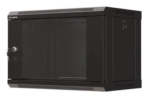 LANBERG 19"" 6U 540x350 Wandgehäuse Glastür FlatPack sw