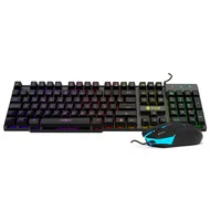 INCA Gaming MausTastatur RGB 3200DPI6Tasten1.50m schwarz retail