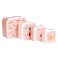 ALLC Lunch & Snackbox Set SBSEBU42 Butterflies