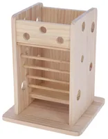 Kerbl Heu- und Gemüseturm 24 x 24 x 30 cm - Nagetierart: Hamster - Kaninchen - Tierart: Kaninchen