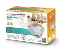 Esperanza EKM009 mixer Hand mixer 250 W Grey, White